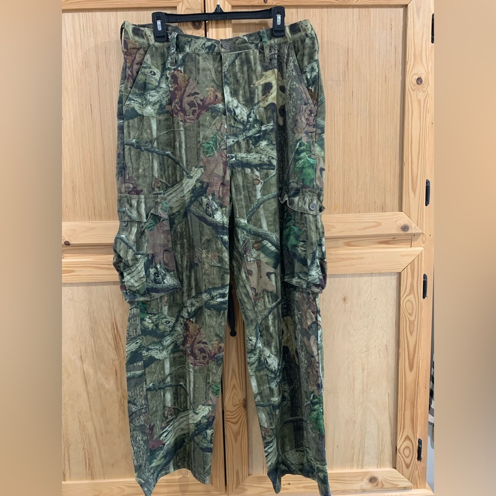 Mossy Oak Break Up Infinity Camouflage Cargo Hunting Pants Sz 36-38 L